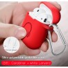 Soft silicone earphone case for Apple AirPods with hookEar- & Headphones