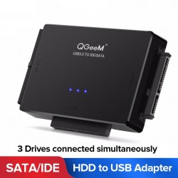 Adapter SATA na USB IDE - USB 3.0 - Konwerter HDD dysku twardego Sata 2.5 3.5Dyski twarde