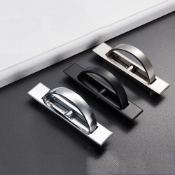 Hidden furniture handle with screws - stainless steelFurniture