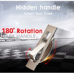 Hidden furniture handle with screws - stainless steelFurniture