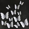 Motyl 3D - naklejka ścienna z magnesem 12 sztukNaklejki Ścienne