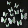Motyl 3D - naklejka ścienna z magnesem 12 sztukNaklejki Ścienne