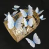 Motyl 3D - naklejka ścienna z magnesem 12 sztukNaklejki Ścienne