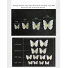 Motyl 3D - naklejka ścienna z magnesem 12 sztukNaklejki Ścienne