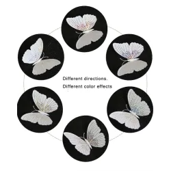 Motyl 3D - naklejka ścienna z magnesem 12 sztukNaklejki Ścienne