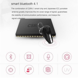 Mini zestaw słuchawkowy Bluetooth - bezprzewodowe niewidoczne słuchawki z mikrofonem i pojemnikiem do ładowaniaSłuchawki