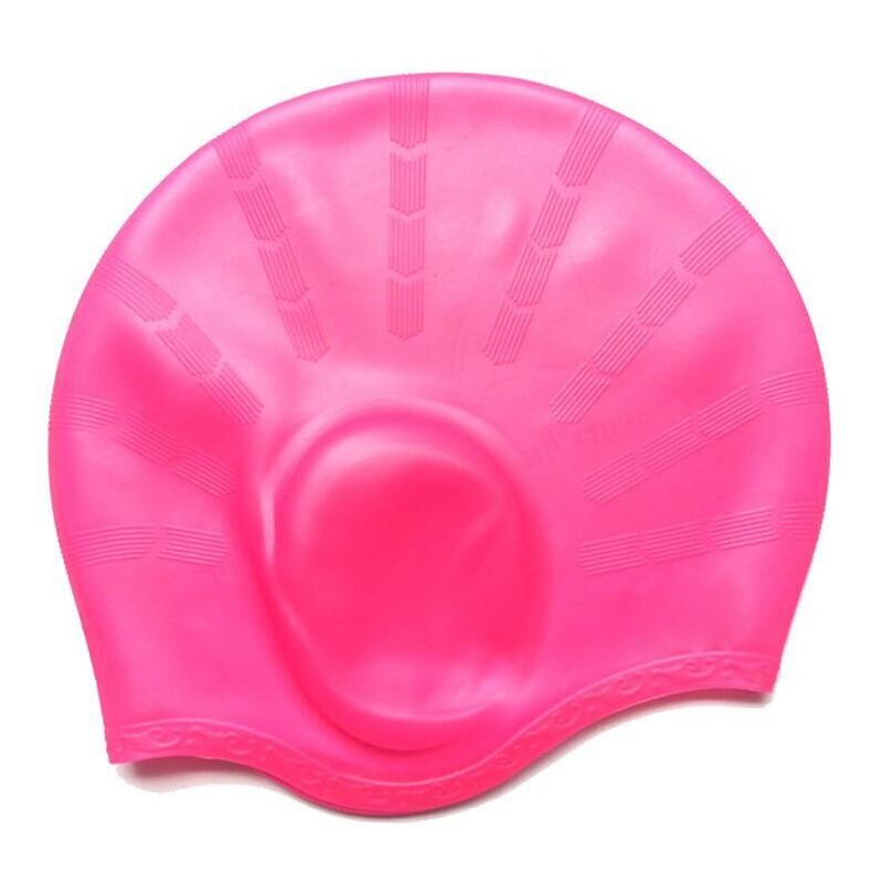 Silicone swimming cap - long hair & ears protectionSwimming