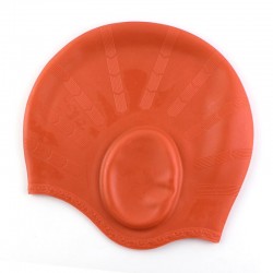 Silicone swimming cap - long hair & ears protectionSwimming
