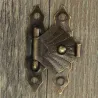 Antique hasp latch - decorative furniture protector - 12 piecesFurniture