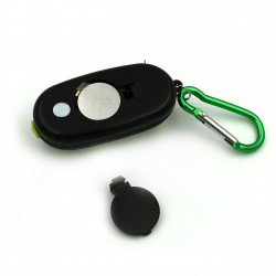 Mini COB LED 3-tryby latarka z karabińczykiemBreloczki Do Kluczy