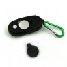 Mini COB LED 3-tryby latarka z karabińczykiemBreloczki Do Kluczy