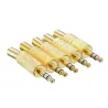 1/8 "3,5 mm złoty kabel koncentryczny z wtyczką - profesjonalne złącze męskie audio adapter lutowane 5 sztukWtyczki