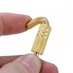 1/8" 3.5mm gold male plug coax cable - professional audio adapter connector 5 piecesPlugs