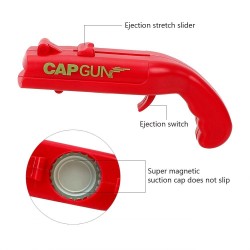 Cap gun - bottle opener - shoots the cap awayBar supply