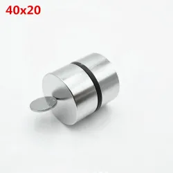 N35 N52 neodymium magnet - strong round metal magnet 40 * 20mm 2 piecesN52