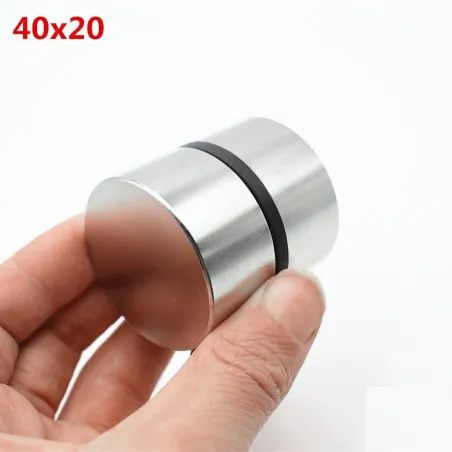 N35 N52 magnes neodymowy - mocny okrągły metalowy magnes 40 * 20 mm 2 sztukiN52