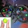 Światło szprychy koła rowerowego - lampka ostrzegawcza LED - wodoodporna - TL2411Światła