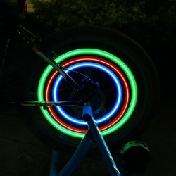 Światło szprychy koła rowerowego - lampka ostrzegawcza LED - wodoodporna - TL2411Światła