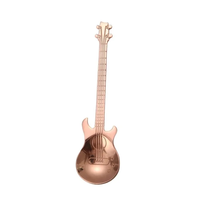 Łyżeczka ze stali nierdzewnej z gitarą do herbaty & kawy & deserówSztućców