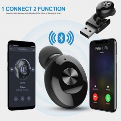 5.0 mini Bluetooth earphone - wireless earbud pod with USB chargingEar- & Headphones