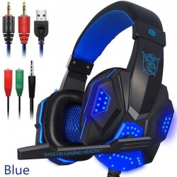 PC780 - gaming headphones - wired headset with microphone & LedEar- & Headphones