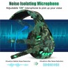 3.5mm gaming headset - headphones with microphone & Led lightEar- & Headphones