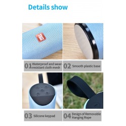 Głośnik Bluetooth - przenośna bezprzewodowa mini kolumna - 3D 10W - karta FM TFBluetooth Głośniki