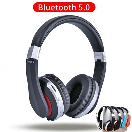 MH7 wireless headphones - Bluetooth headset - foldable - microphone - TF cardEar- & Headphones