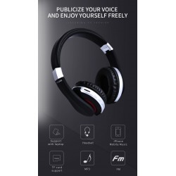 MH7 wireless headphones - Bluetooth headset - foldable - microphone - TF cardEar- & Headphones