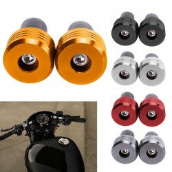 7/8" - aluminum motorcycle handlebar grip - end capsHand Grips & End