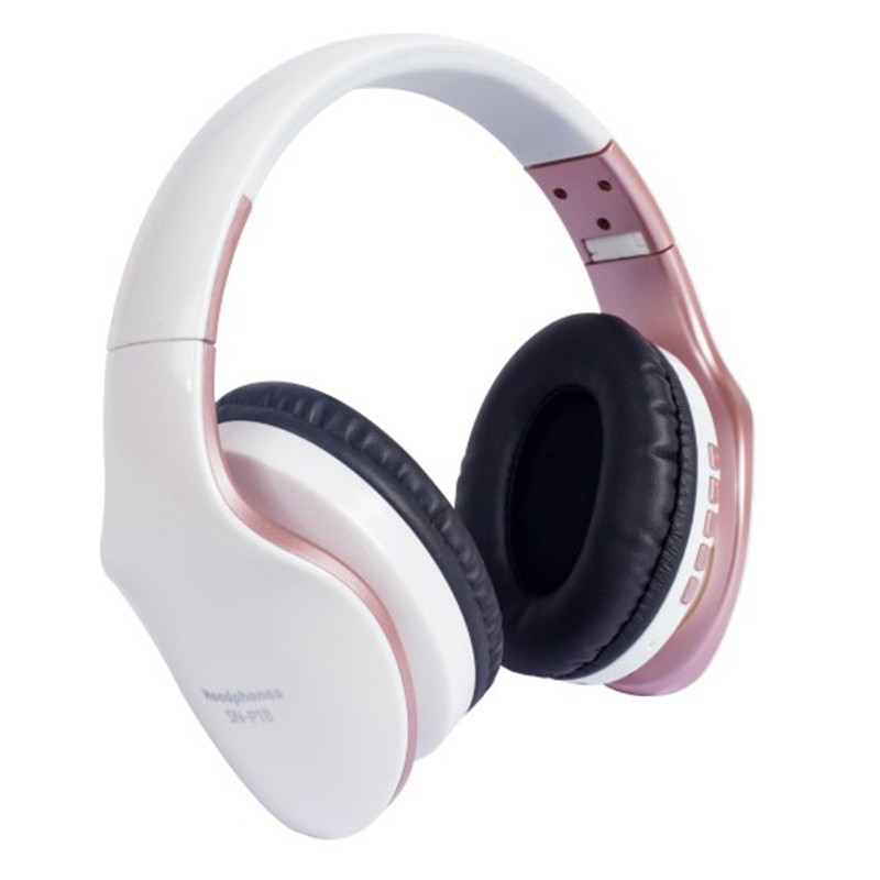 Bezprzewodowe słuchawki Bluetooth - redukujące hałas - składane - stereo bas - regulowane słuchawki z mikrofonemSłuchawki Bezprzewodowe słuchawki Bluetooth - redukujące hałas - składane - stereo bas - regulowane słuchawki z mikrofonemSłuchawki