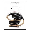 Bezprzewodowe słuchawki Bluetooth - redukujące hałas - składane - stereo bas - regulowane słuchawki z mikrofonemSłuchawki