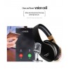 Bezprzewodowe słuchawki Bluetooth - redukujące hałas - składane - stereo bas - regulowane słuchawki z mikrofonemSłuchawki