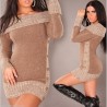 Bawełna & wełna - długi ciepły sweterBluzy & Swetry