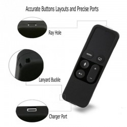 Silicone protective cover case for Apple TV 4 remote controller - waterproofTV