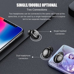 V11 TWS - Bluetooth V5 headphone - LED display - wireless - 9D stereo waterproof earbuds with microphoneEar- & Headphones