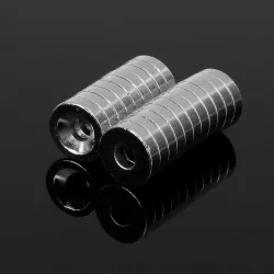 N50 neodymowy magnes - silny pierścień stożkowy 12 * 3mm z 4mm otworem 20 sztukN50