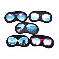 Maska do spania ze wzorem okularów przeciwsłonecznych - maska na oczySen