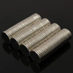 N52 neodymium magnet - small round disc 8mm x 1mm 50 piecesN52