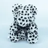 Rose bear - bear made from two-colors infinity roses with a bow - 25 cm - 35 cmValentine's day