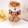 Crystal angel with wings - keyringKeyrings